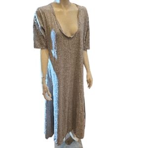 Free People Beach Gray "On Repeat" Midi Dress